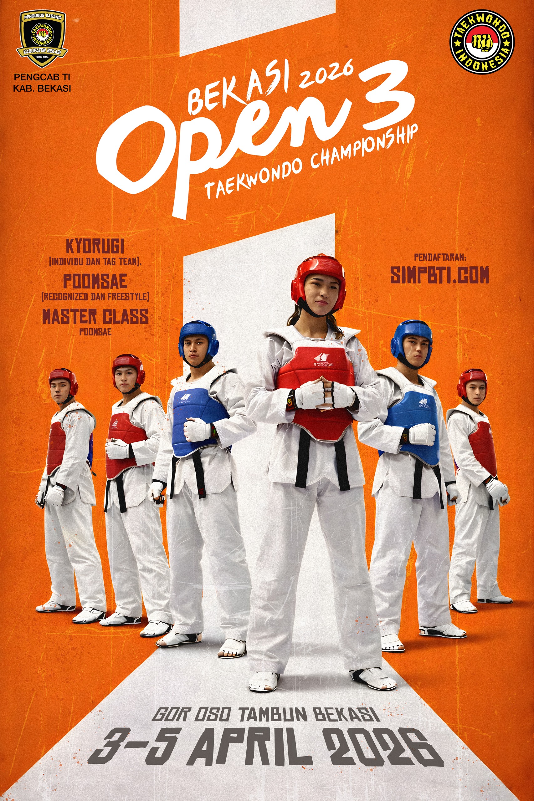 BEKASI OPEN III 2026 ~ Grade C 03 sd 05 April 2026 PENGKAB TI BEKASI